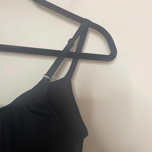 Spanx assets red hot label black bra spaghetti strap shape wear dress - Picture 7 of 8